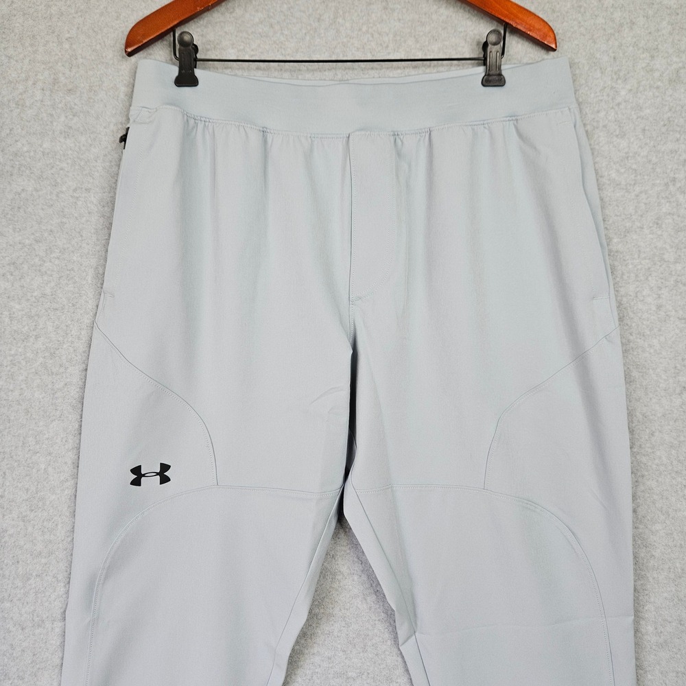 Under Armour Mens Unstoppable Tapered Pants Halo Gray 1352028-465 XL NEW